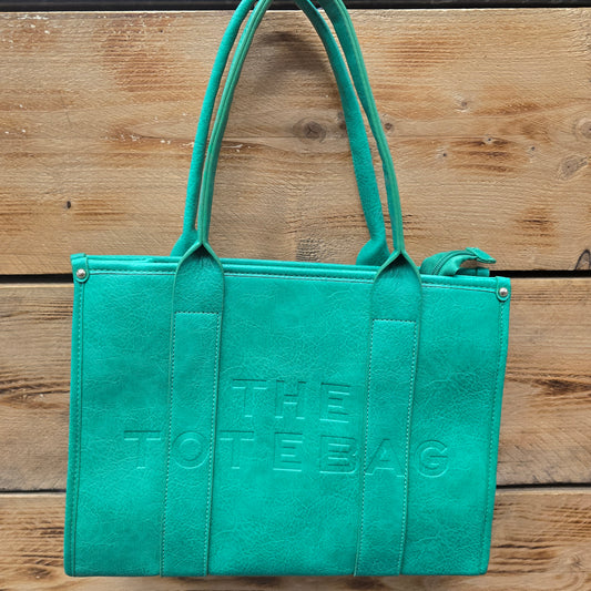 Large embossed "Marc Jacobs" inspired The TOTE BAG