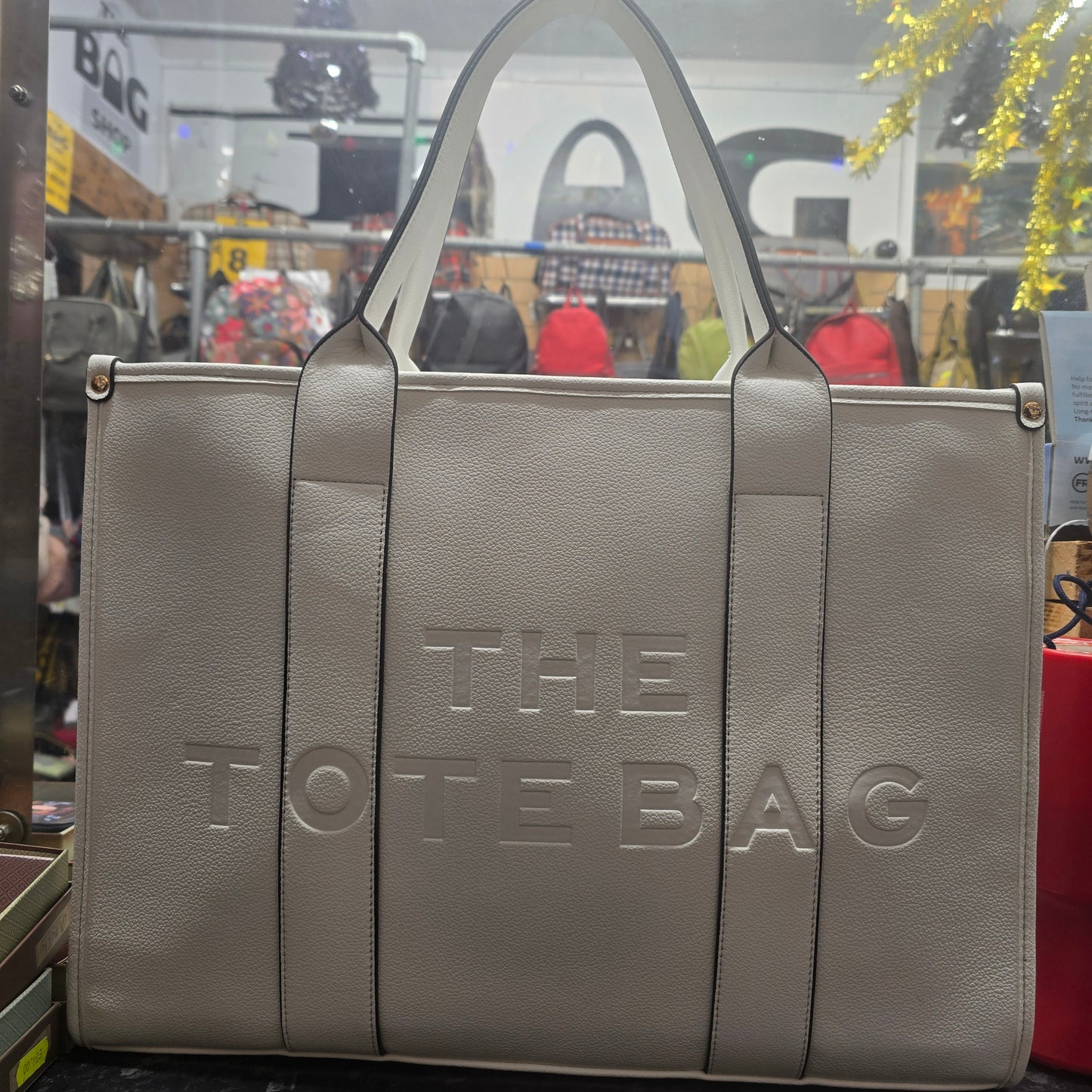 The Tote Bag in White *HALF PRICE*