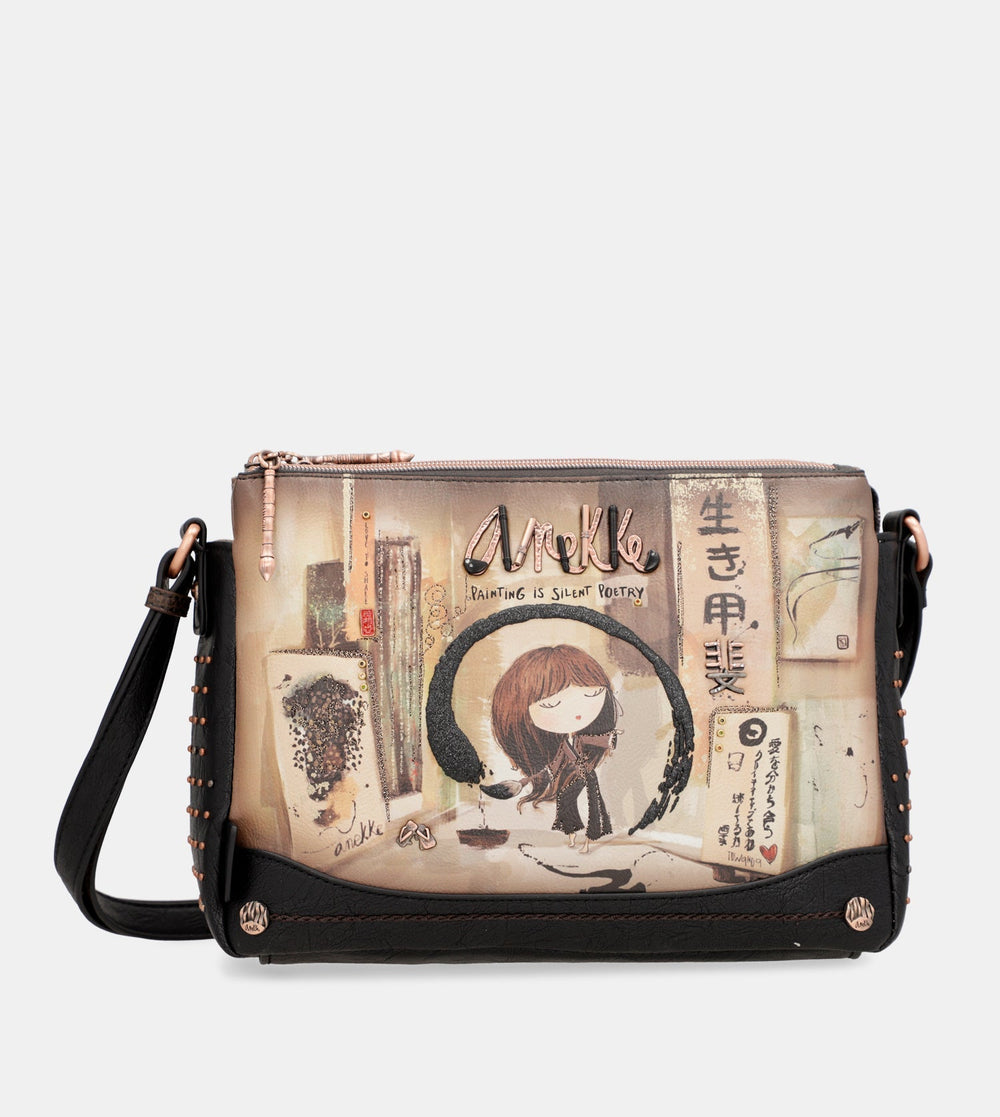 Shōen 3 compartments shoulder bag