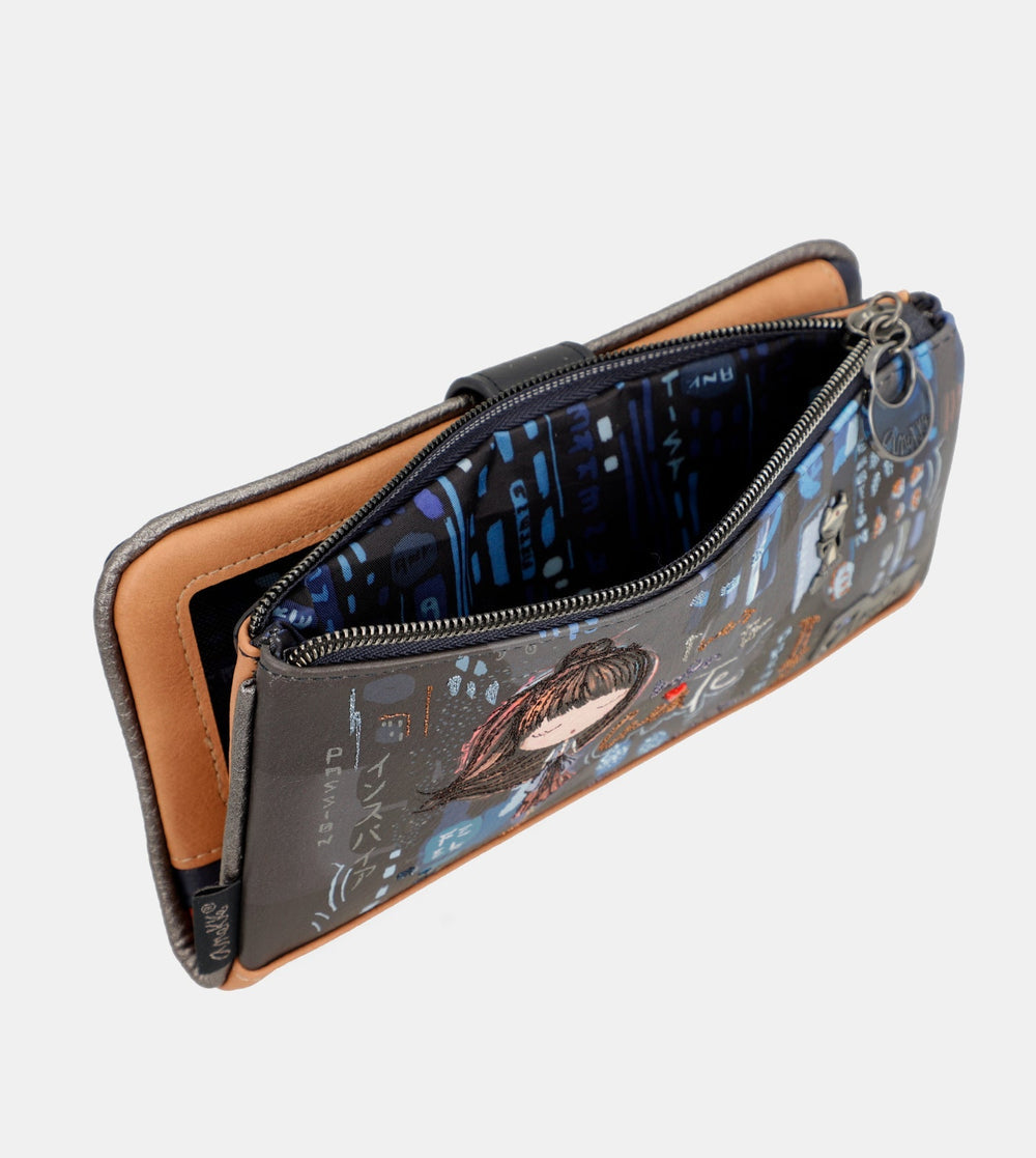 Contemporary Large Flexible RFID Wallet