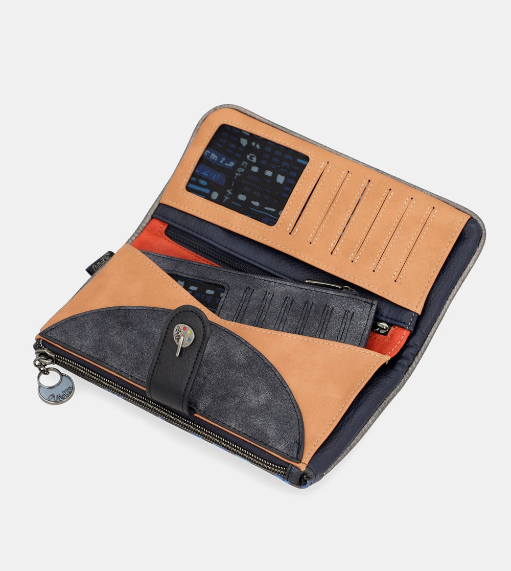 Contemporary Large Flexible RFID Wallet