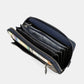 Studio navy blue large RFID wallet