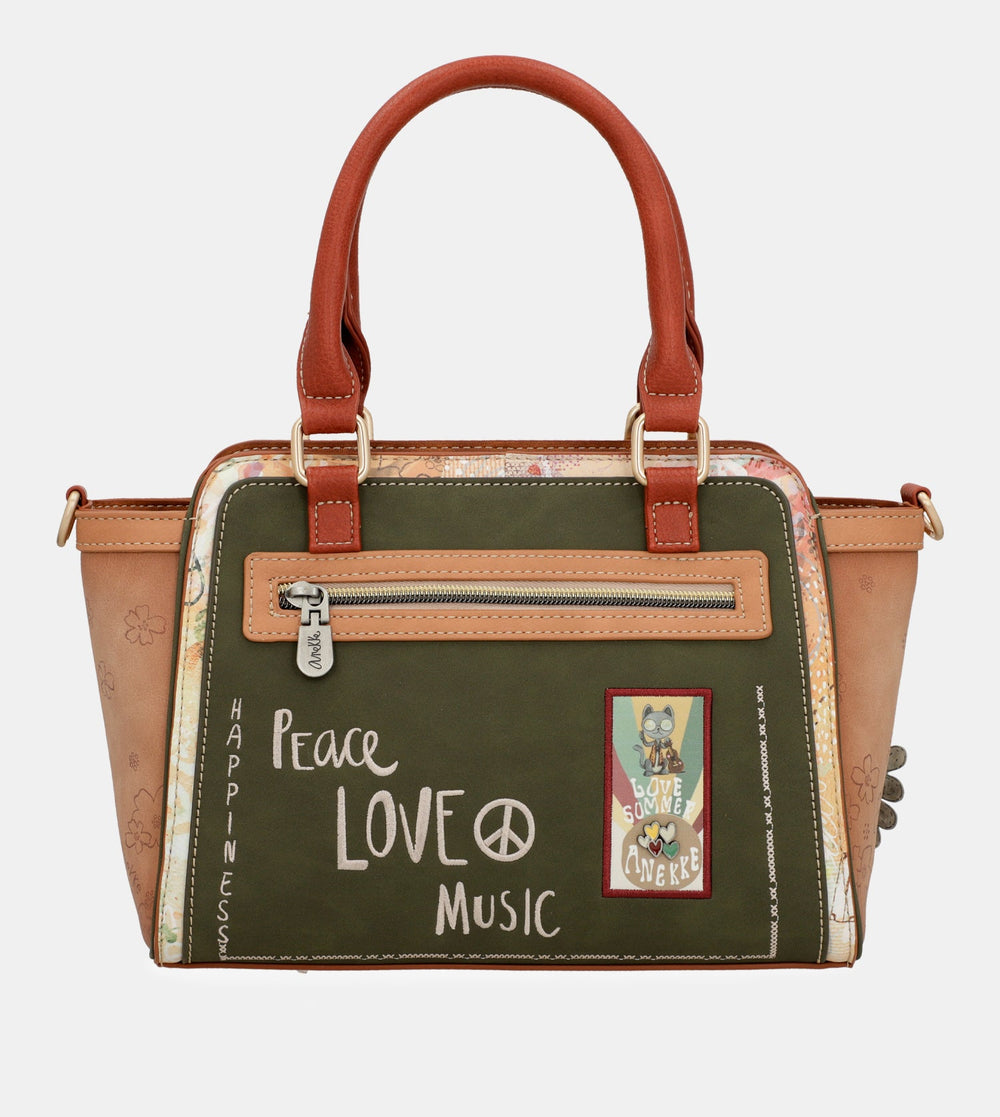 Peace & Love camel bowling bag I