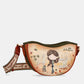 Peace & Love camel oval bag /