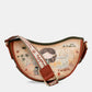 Peace & Love camel oval bag /