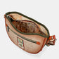 Peace & Love camel oval bag /