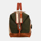 Peace & Love camel travel bag