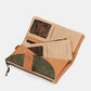 Peace & Love camel large RFID wallet