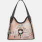 Peace & Love pink shoulder bag