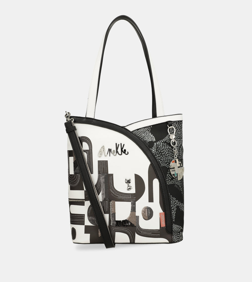 Nature Sixties tote with shoulder strap