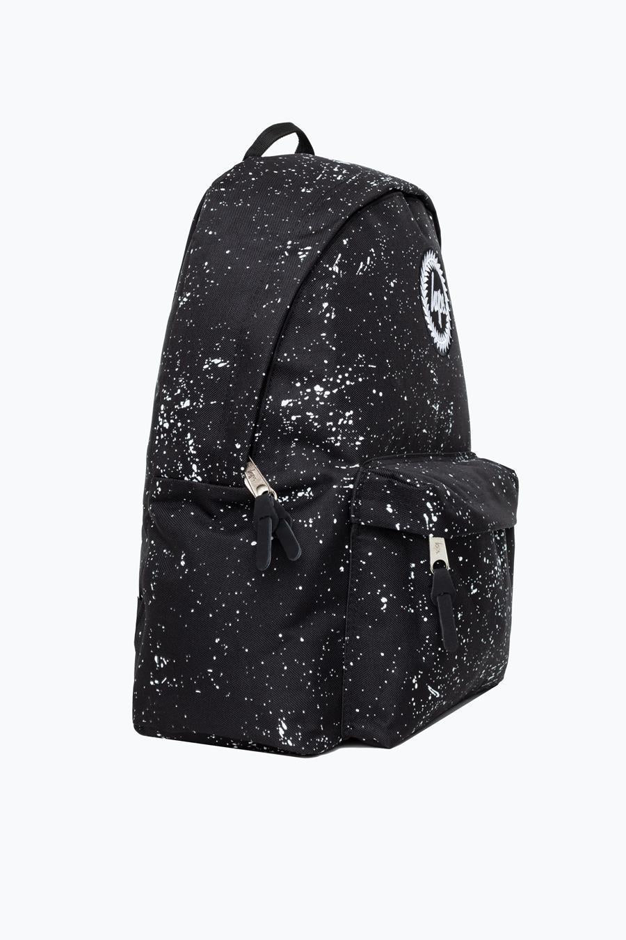 HYPE BLACK WITH WHITE SPECKLE BACKPACK