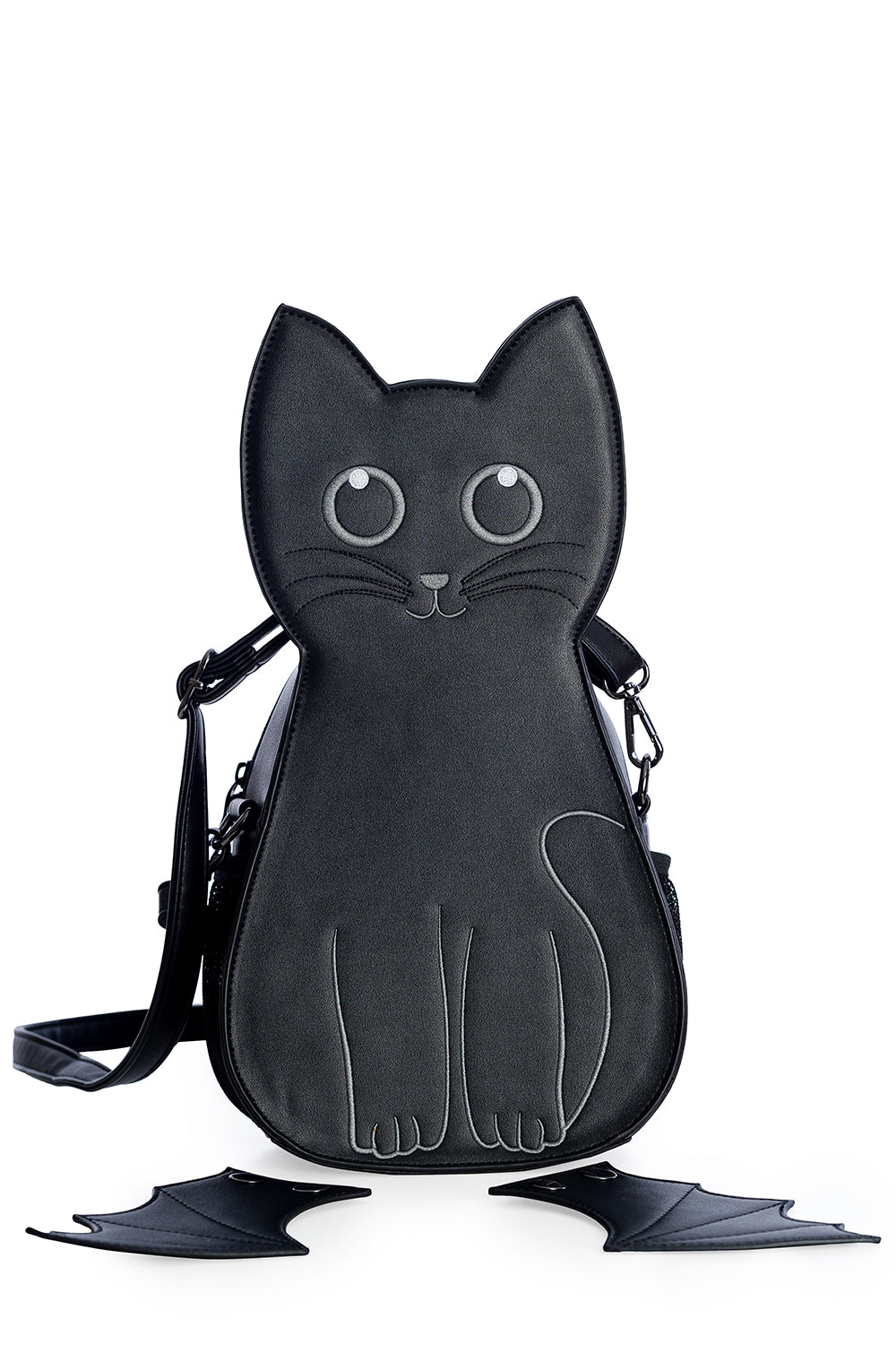 Banned Alternative Wendigo Black Cat Mini Shoulder Bag