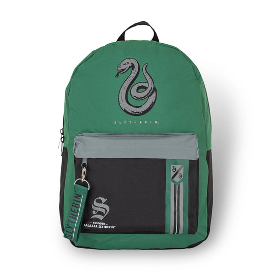 HARRY POTTER SLYTHERIN MIXBLOCK BACKPACK WITH WEBBING PULLER