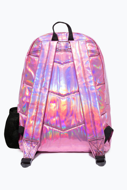 *NEW*HYPE UNISEX BLACK HOLO BADGE BACKPACK