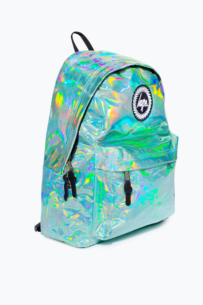 *NEW*HYPE UNISEX BLACK HOLO BADGE BACKPACK