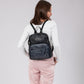 Studio navy blue backpack for leisure use