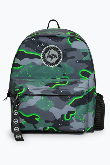 *NEW*HYPE GREEN GLOW CAMO BADGE BACKPACK