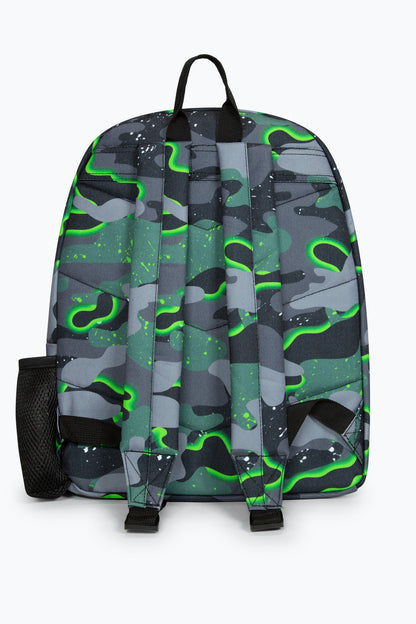 *NEW*HYPE GREEN GLOW CAMO BADGE BACKPACK