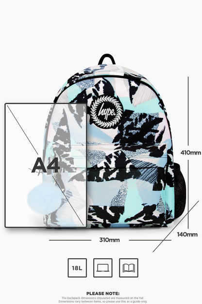 *ÑEW* HYPE PASTEL COLLAGE BACKPACK