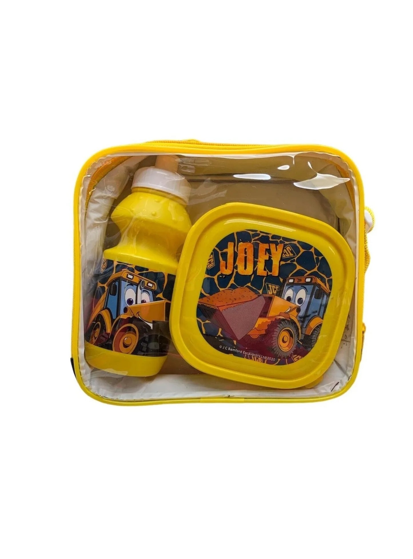 JCB Children's Insulated Lunch Pack Box Bag Kids Boys Girls School Food Picnic Box