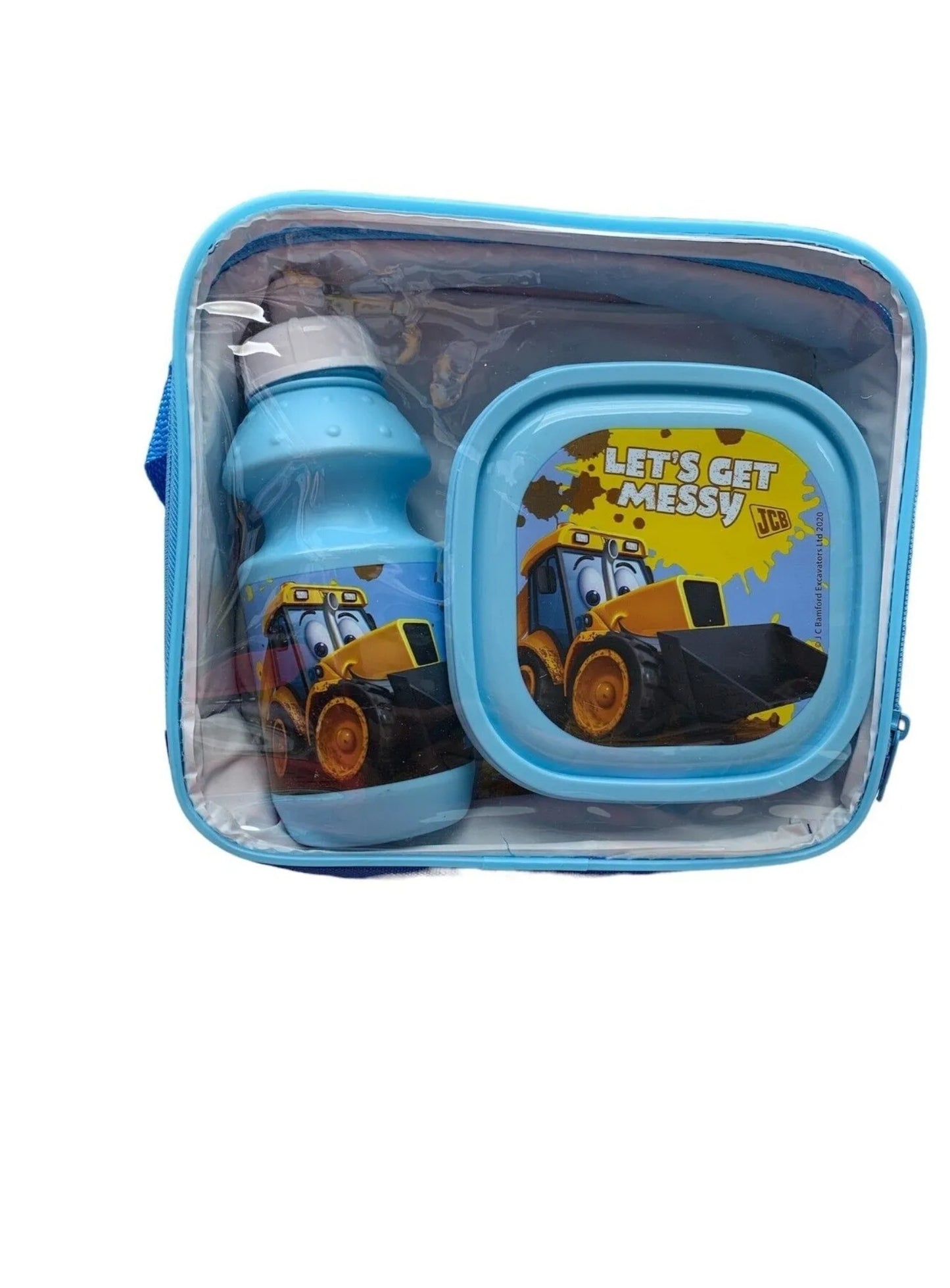 JCB Children's Insulated Lunch Pack Box Bag Kids Boys Girls School Food Picnic Box