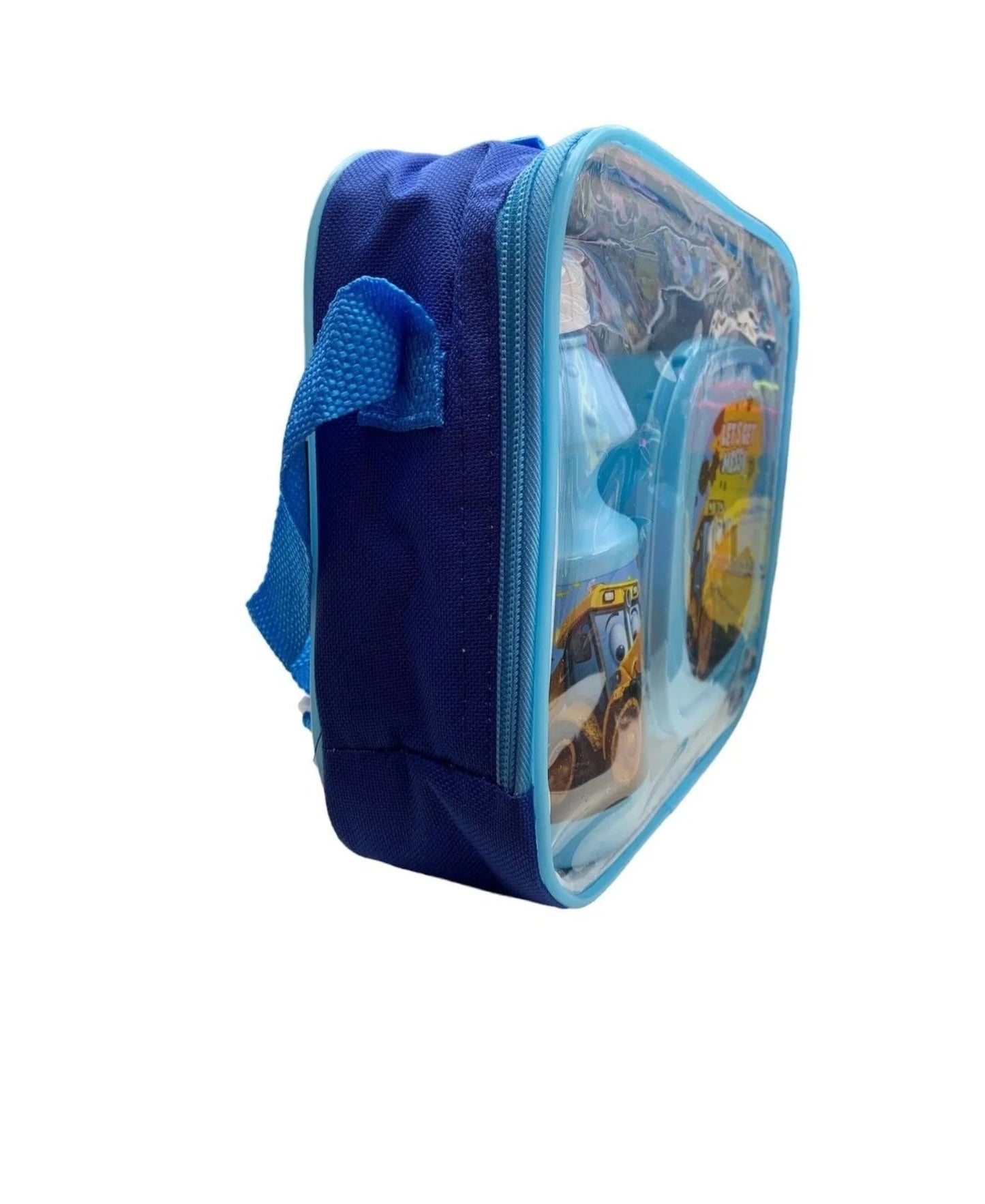 JCB Children's Insulated Lunch Pack Box Bag Kids Boys Girls School Food Picnic Box