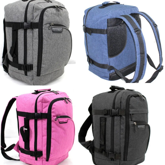 RYANAIR 40x20x25 EasyJet Cabin Bag Under seat Travel Hand Luggage Backpack Bag