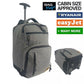 Bordlite RyanAir, EasyJet Cabin Approved Underseat bag on Wheels, 40x20x25cm