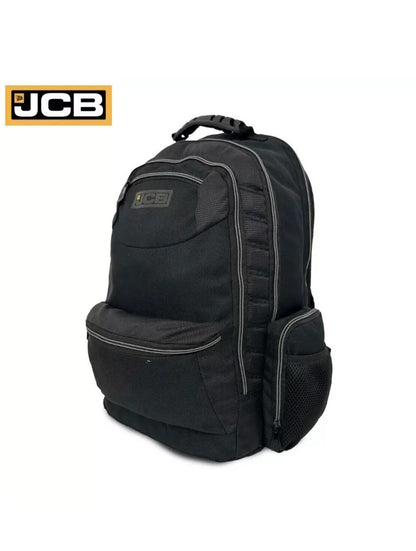 JCB Workmen’s Multi Pocket Backpack Tradesman Rucksack - Padded 900D Polyester