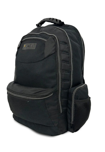 JCB Workmen’s Multi Pocket Backpack Tradesman Rucksack - Padded 900D Polyester