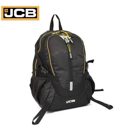 JCB Backpack Black Travel Bag - Rucksack Work Bag, Work, School, Under Seat Bag