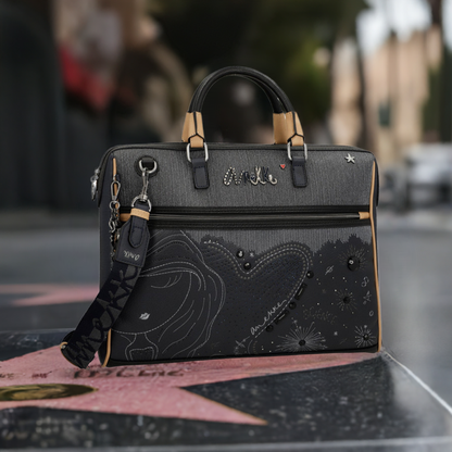 Studio navy blue briefcase