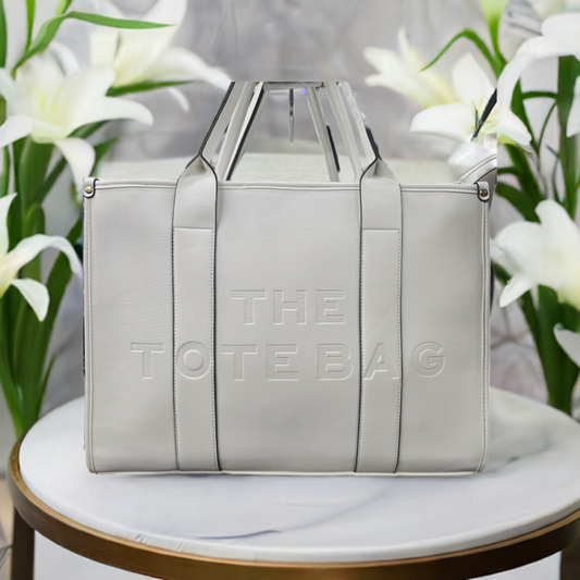 The Tote Bag in White *HALF PRICE*