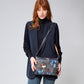 Contemporary large printed shoulder bag