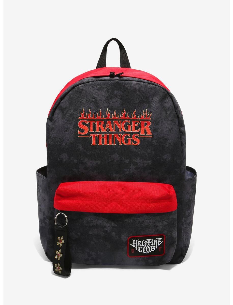 Stranger Things Hellfire Club FULL SIZE SCHOOL BACKPACK NEW--SALE