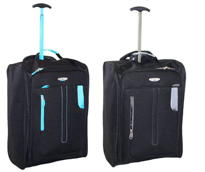 Cabin Approved Hand Luggage Suitcase, Lightweight Compact With Wheels