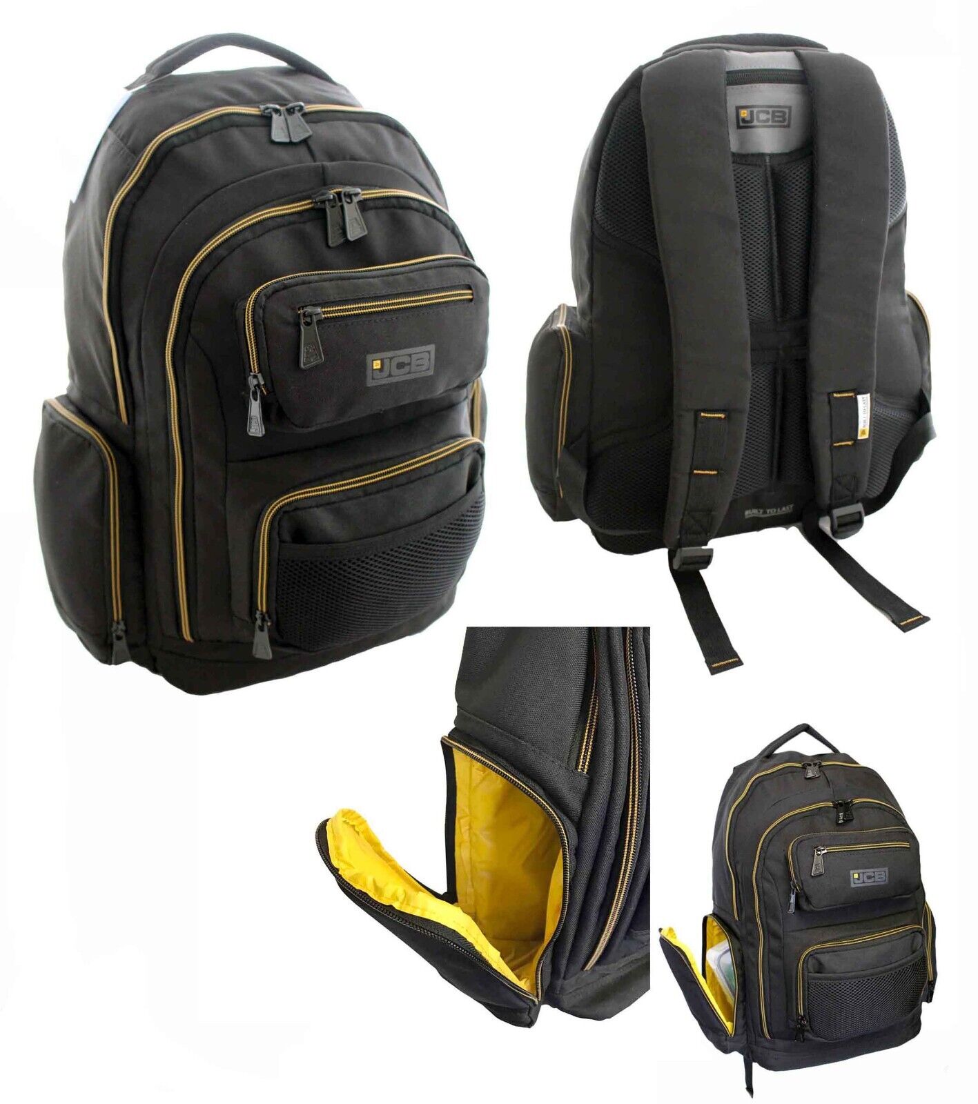 JCB Backpack Rucksack Bag School Travel Large Sports Hiking Unisex Laptop