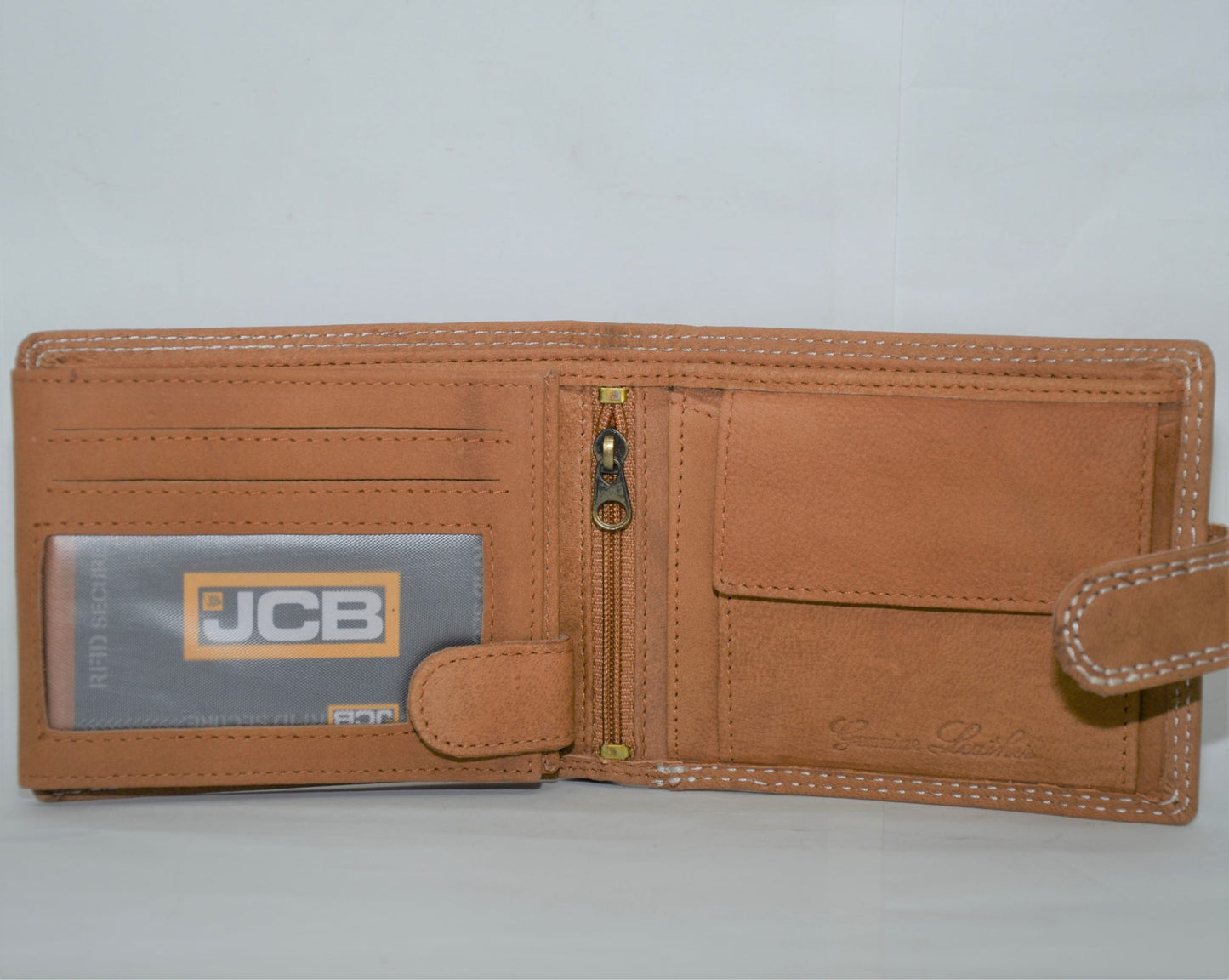 JCB Rugged Leather RFID Wallet