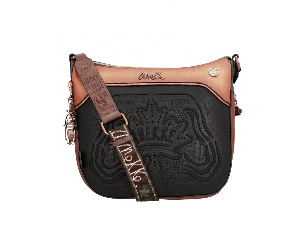 Black and brown shoulder bag best sale