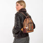 Urban triple compartment backpack