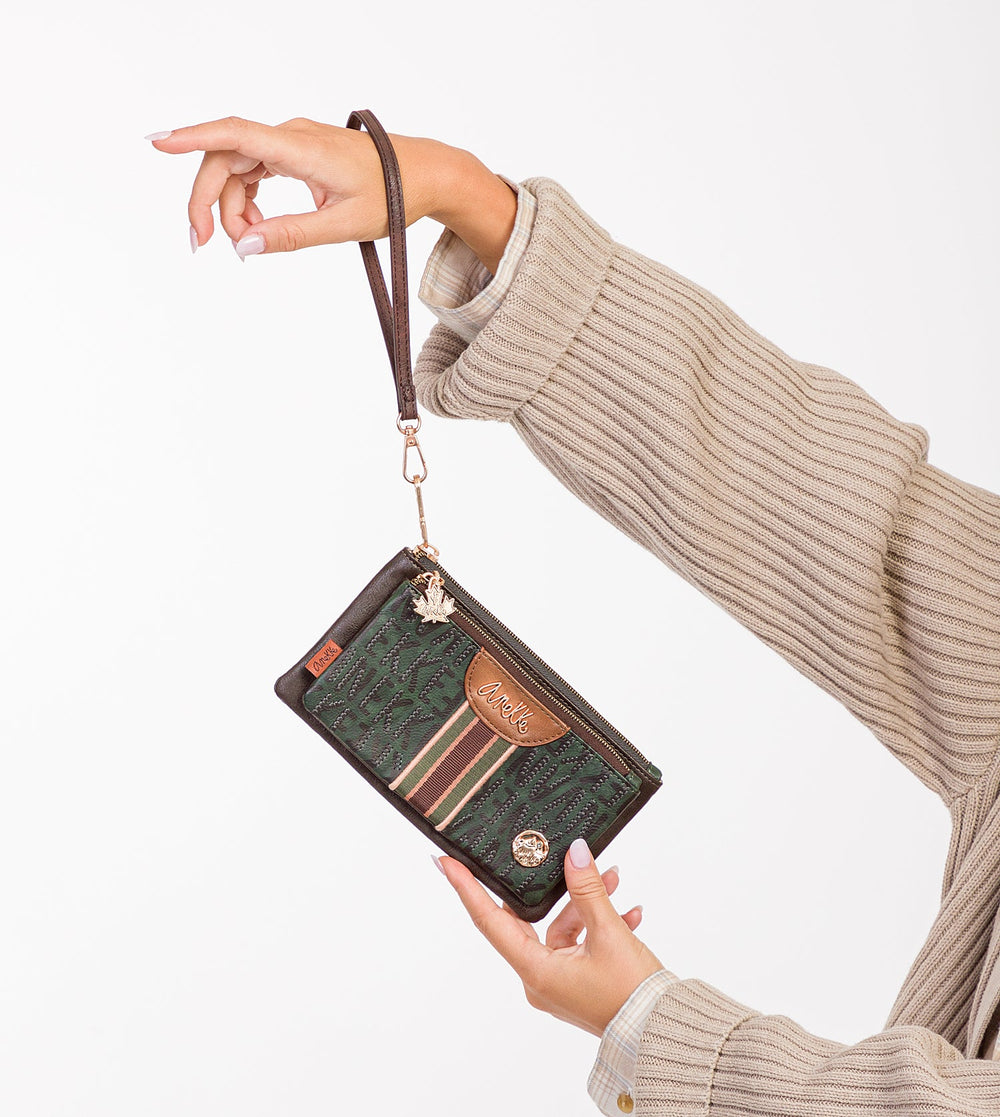 Urban wallet purse with hand strap