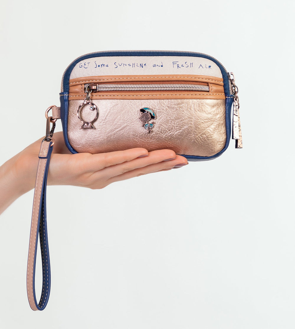 Tan Dual Compartment Bag with Boho Belt + Mini Wallet Combo – Tangerine  Handcraft